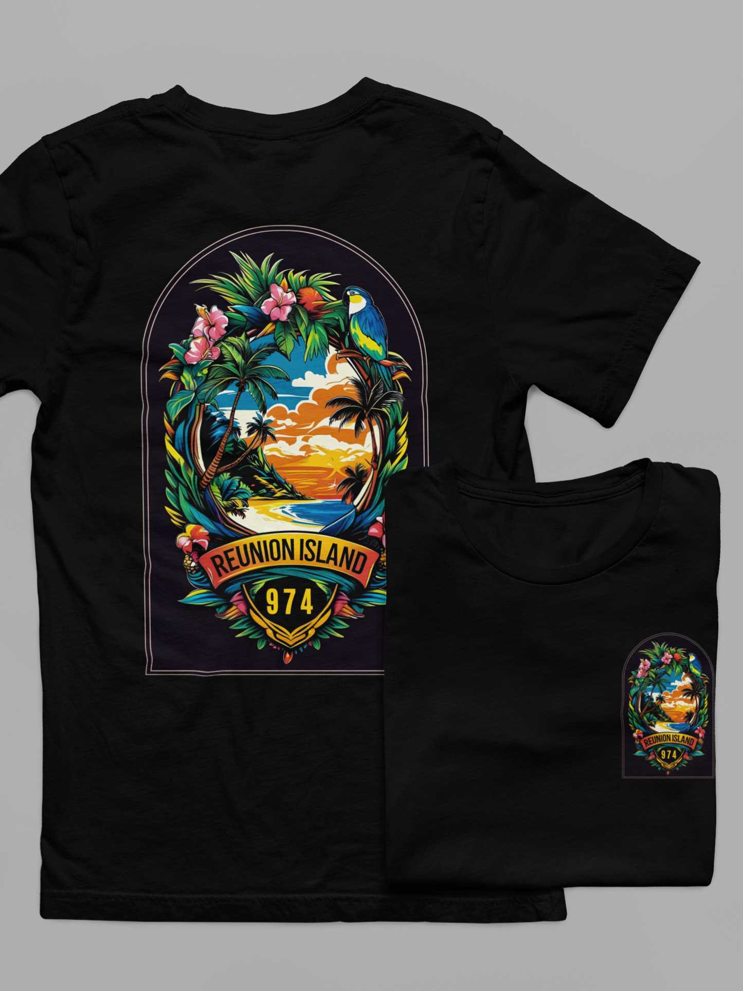 T-Shirt Unisex LA REUNION 974#1 "Nights Of Stars"