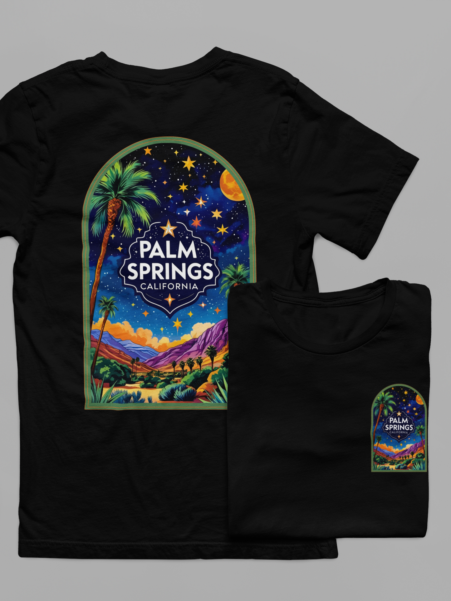 T-Shirt Unisex PALM SPRINGS "Nights Of Stars"