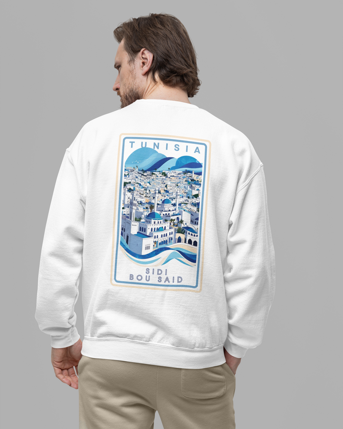 Sweat Unisex TUNISIA Sidi Bou Said #01
