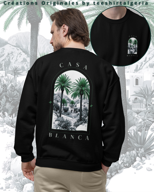 Sweat CASA MONOCHROME VERT