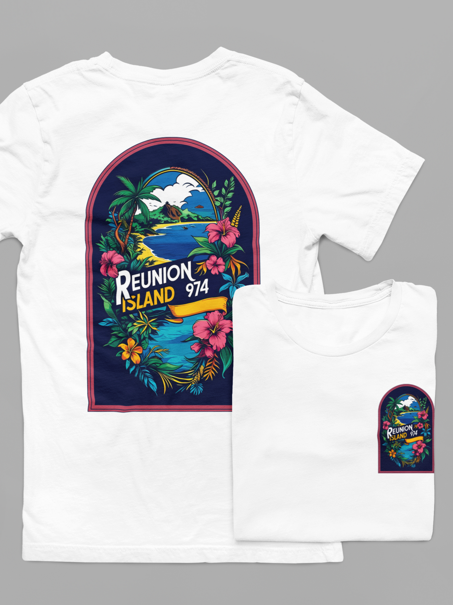 T-Shirt Unisex LA REUNION 974#2 "Nights Of Stars"