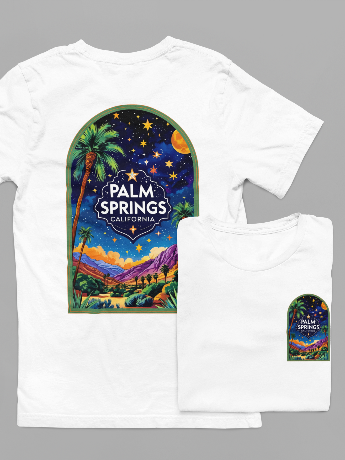 T-Shirt Unisex PALM SPRINGS "Nights Of Stars"