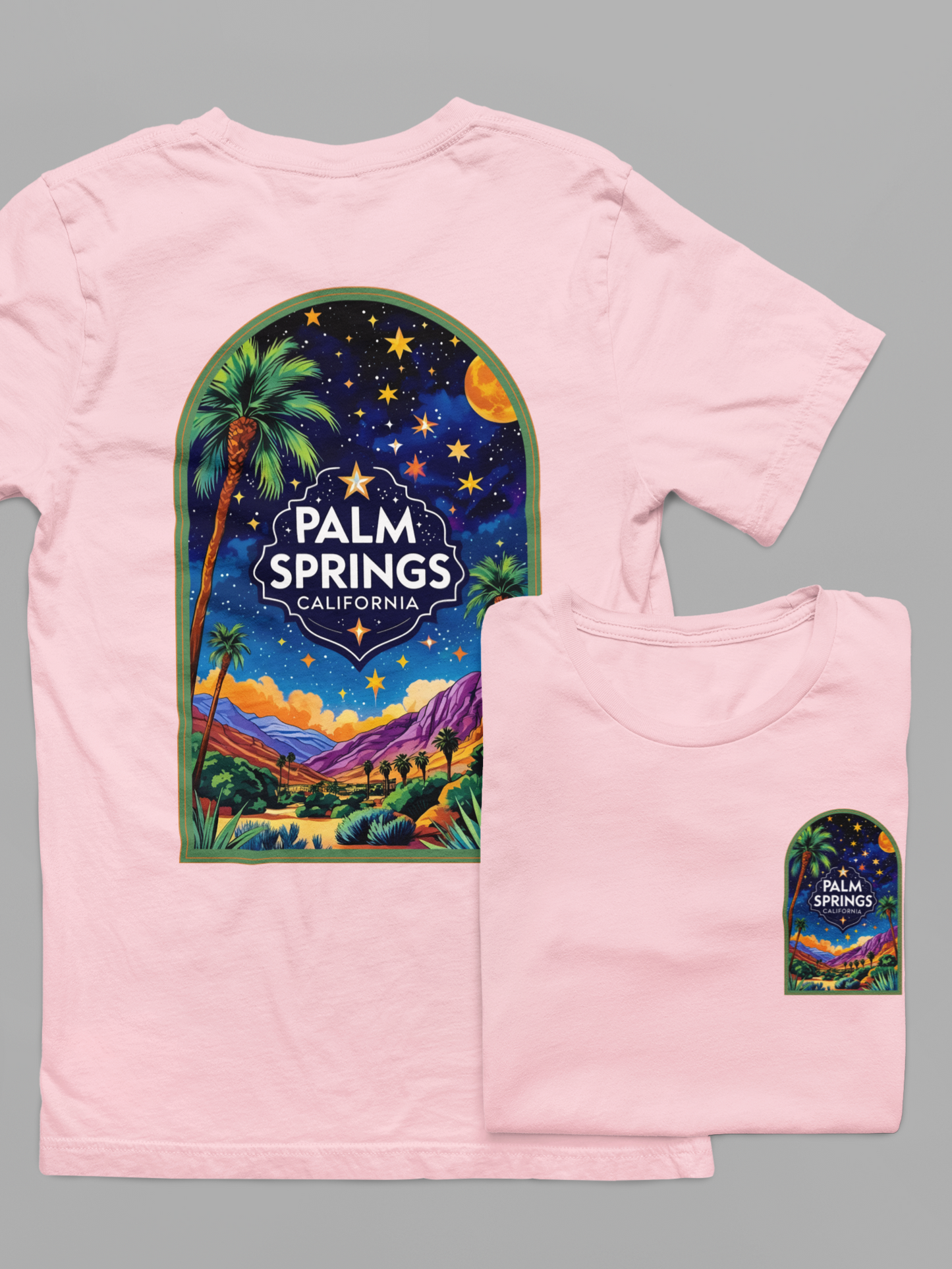 T-Shirt Unisex PALM SPRINGS "Nights Of Stars"