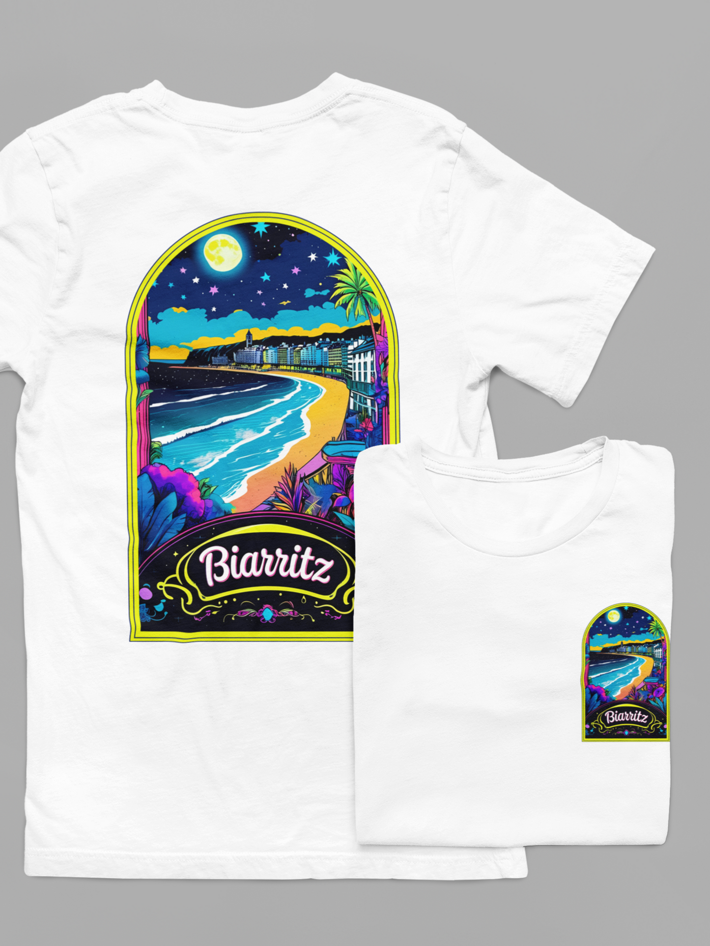 T-Shirt Unisex BIARRITZ #1 "Nights Of Stars"