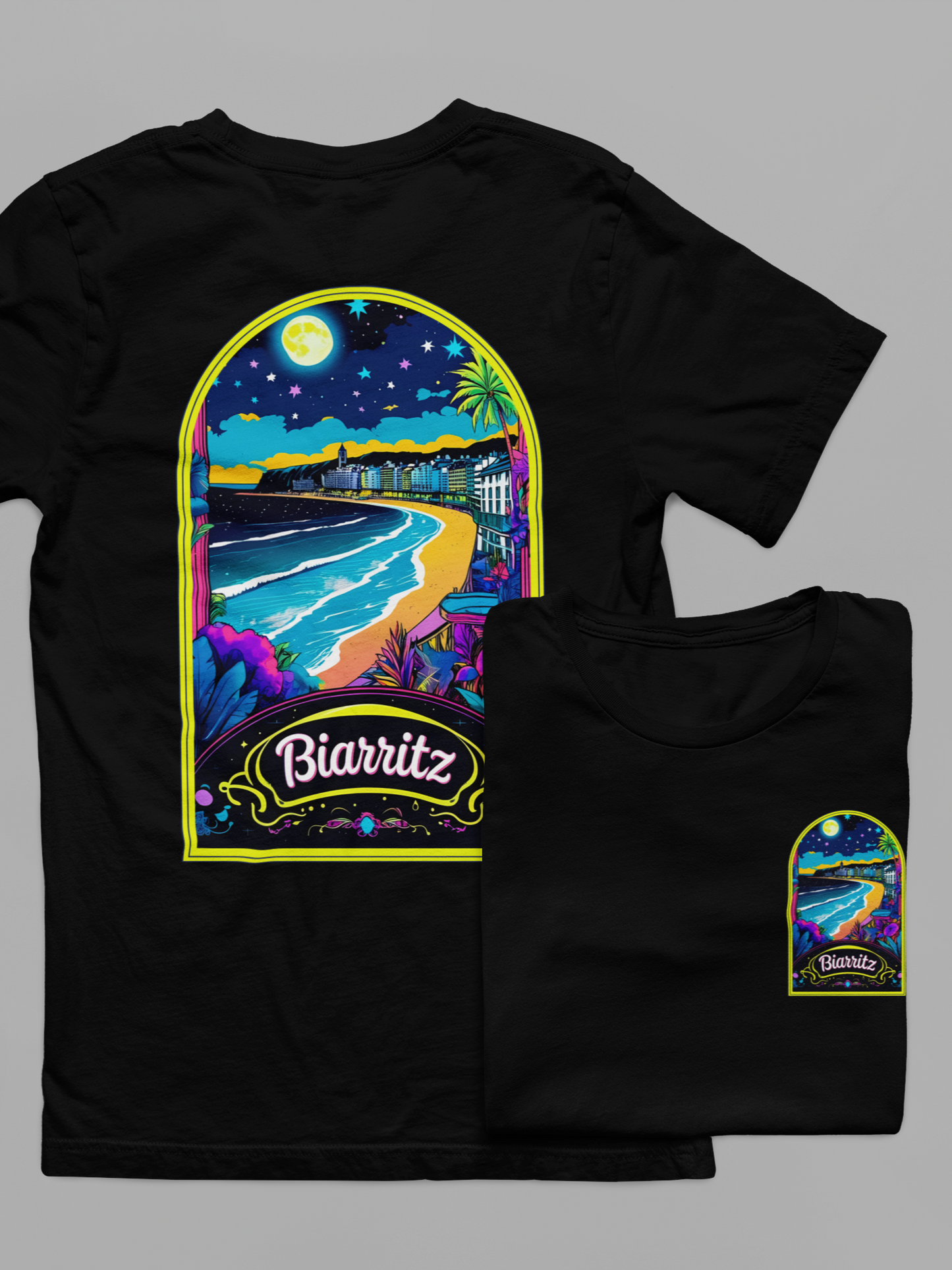 T-Shirt Unisex BIARRITZ #1 "Nights Of Stars"