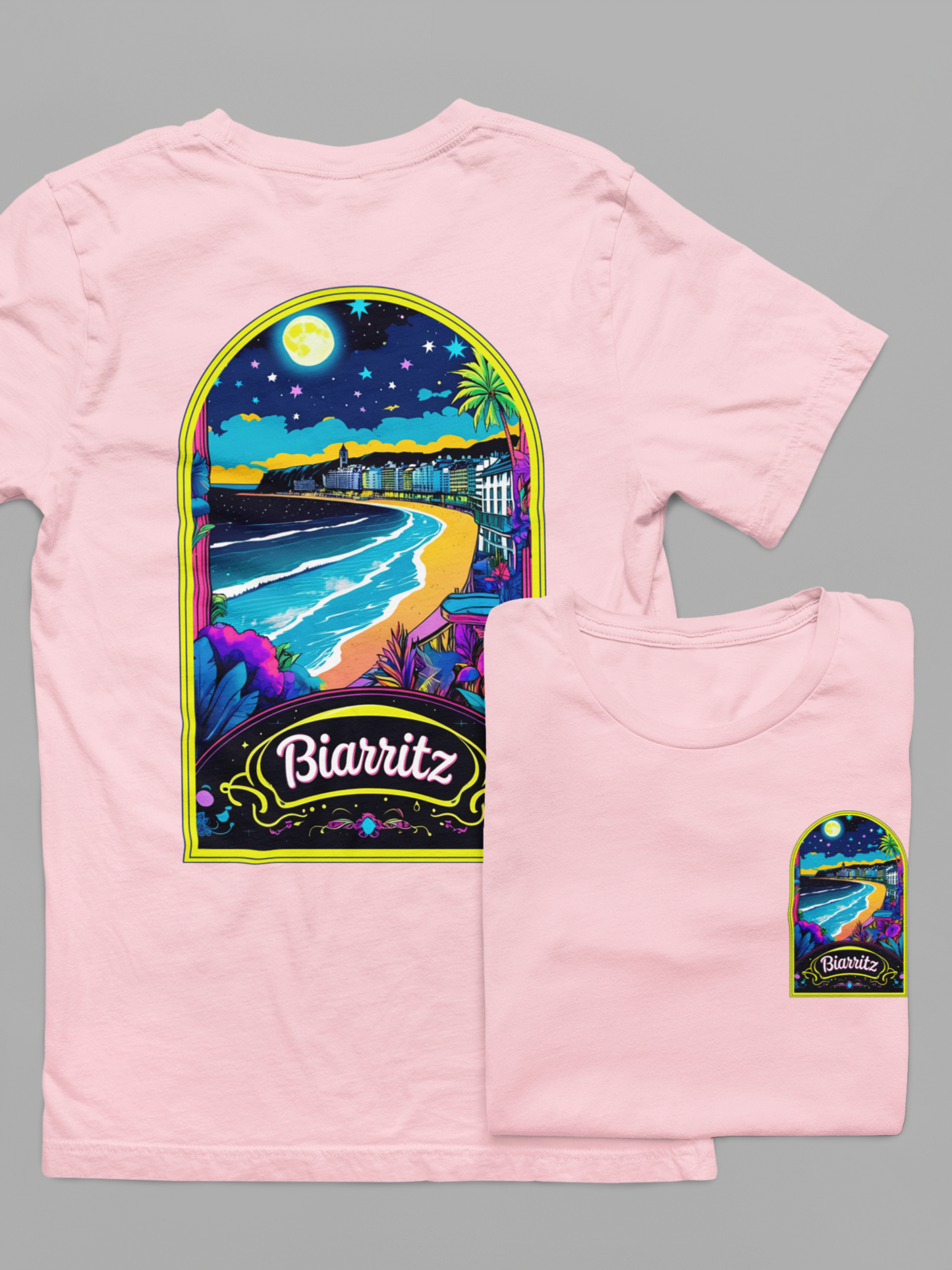T-Shirt Unisex BIARRITZ #1 "Nights Of Stars"