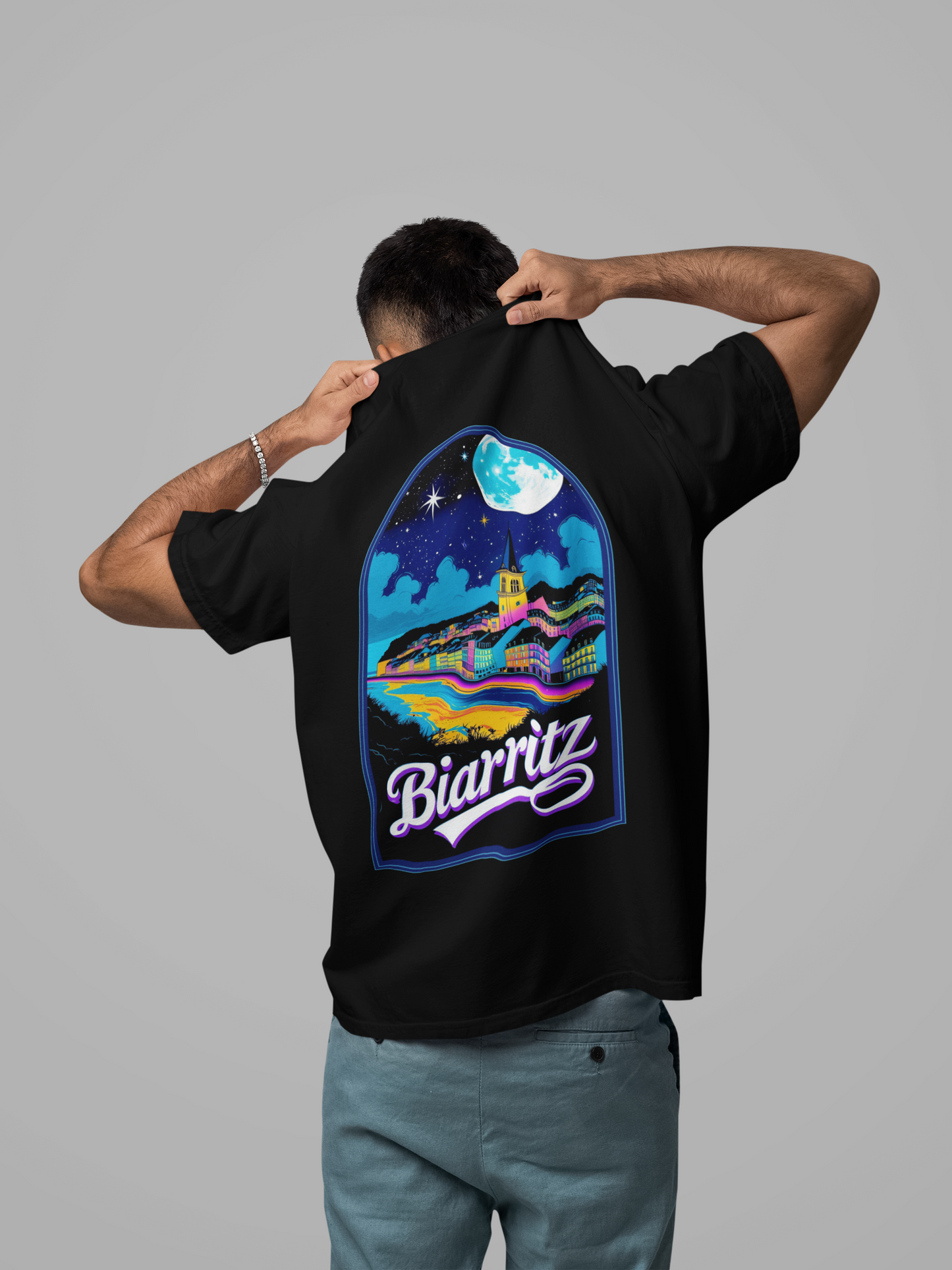 T-Shirt Unisex BIARRITZ #2 "Nights Of Stars"