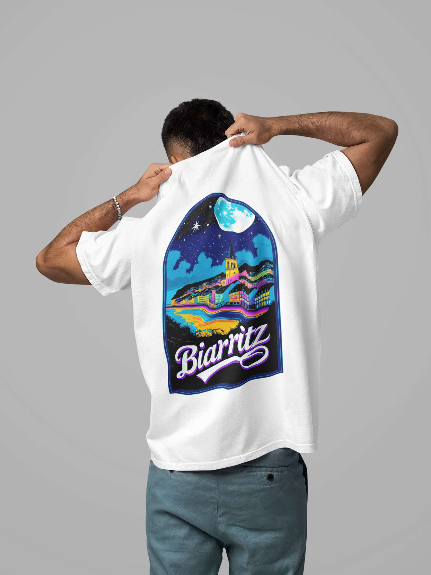 T-Shirt Unisex BIARRITZ #2 "Nights Of Stars"