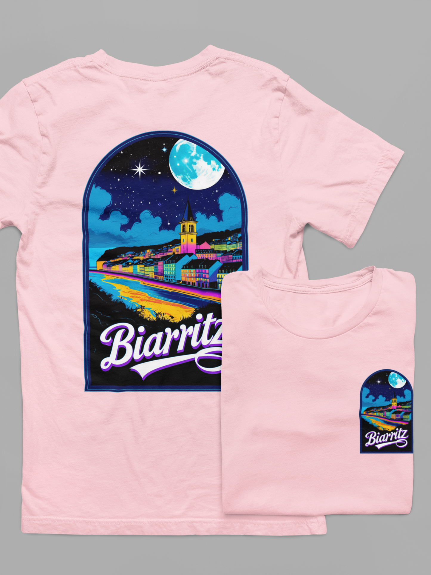 T-Shirt Unisex BIARRITZ #2 "Nights Of Stars"