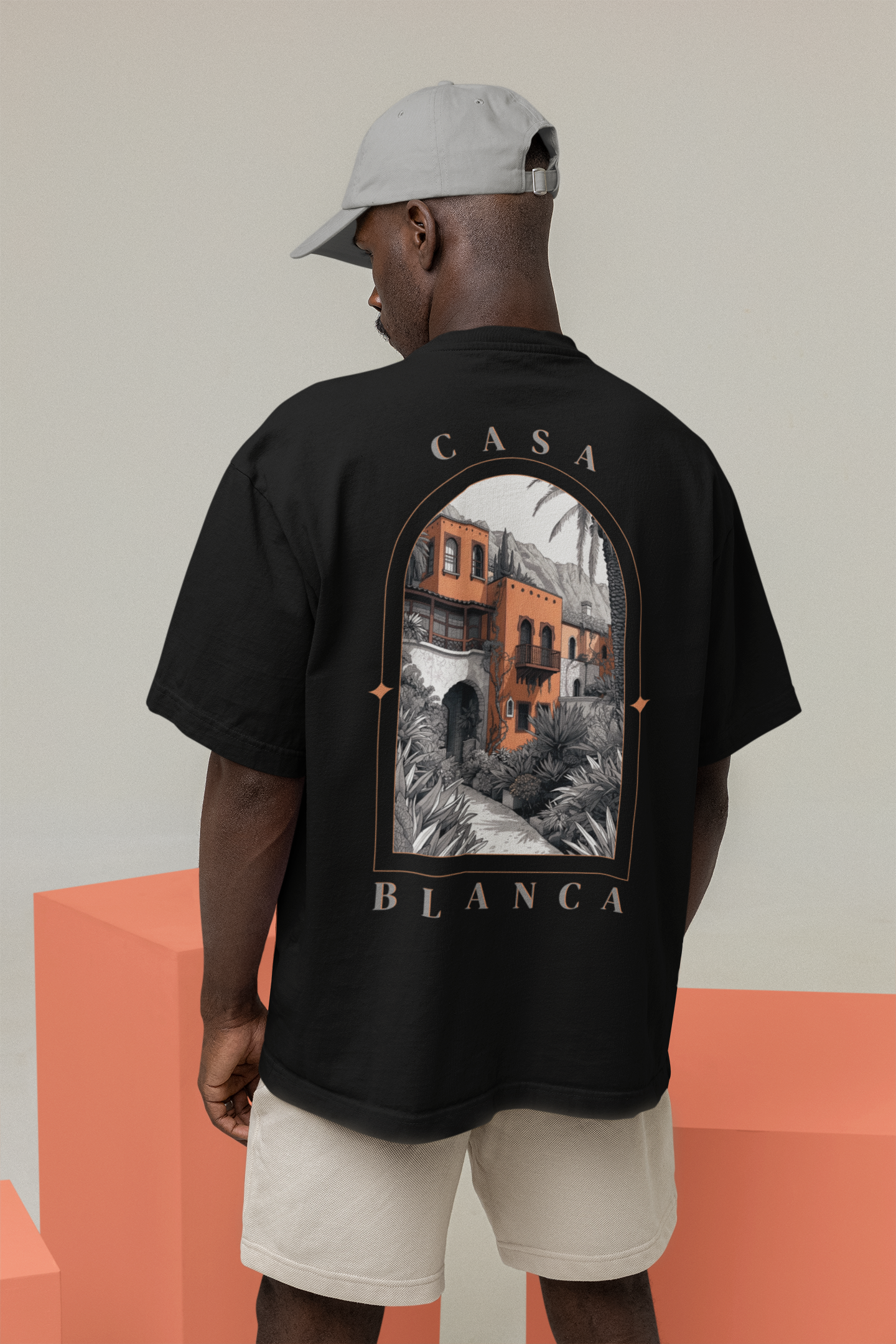 T-Shirt Unisex CASA "MONOCHROME ORANGE"