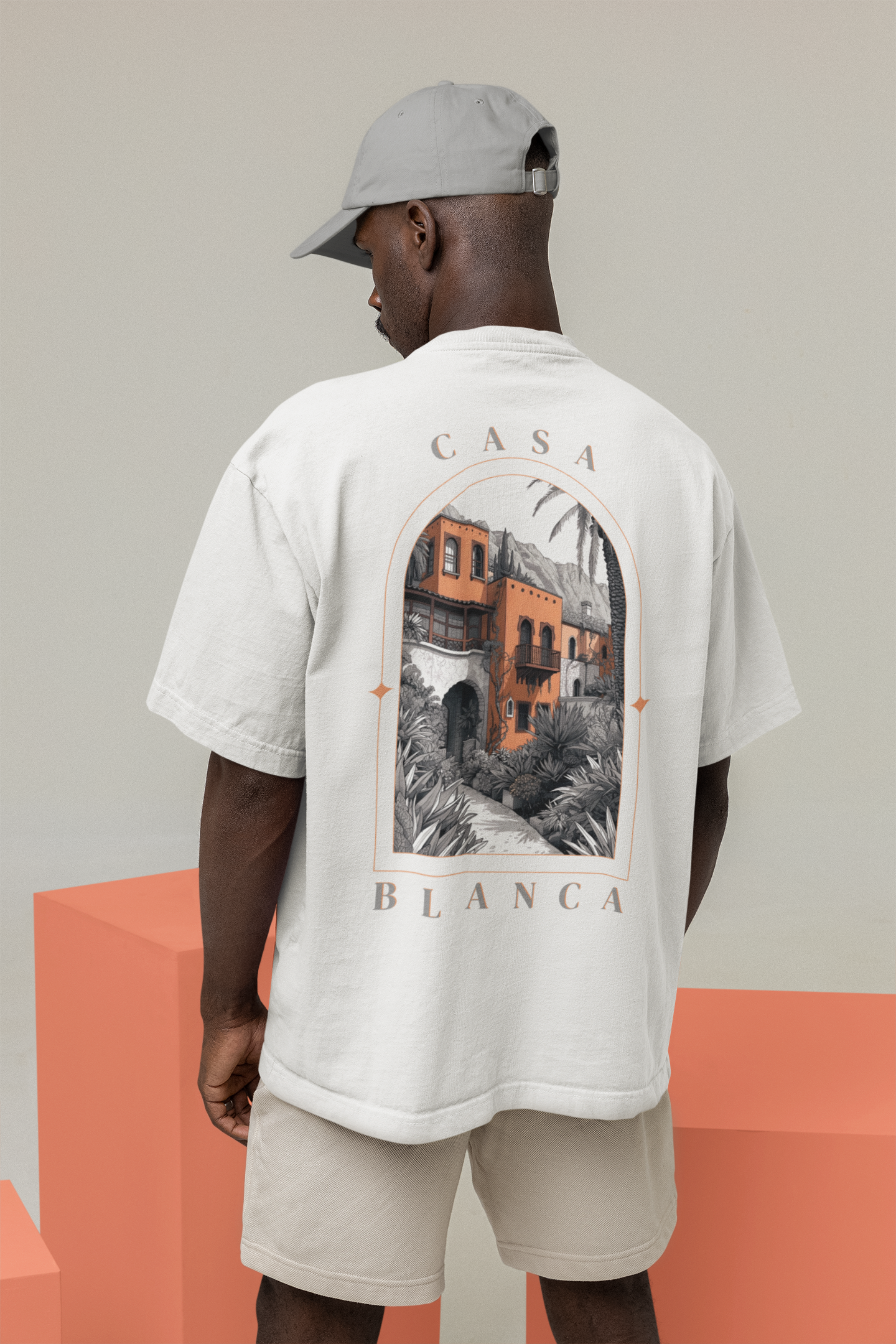 T-Shirt Unisex CASA "MONOCHROME ORANGE"