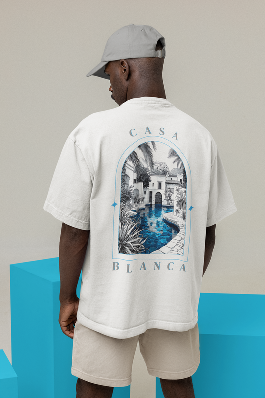 T-Shirt Unisex CASA "MONOCHROME BLEU"