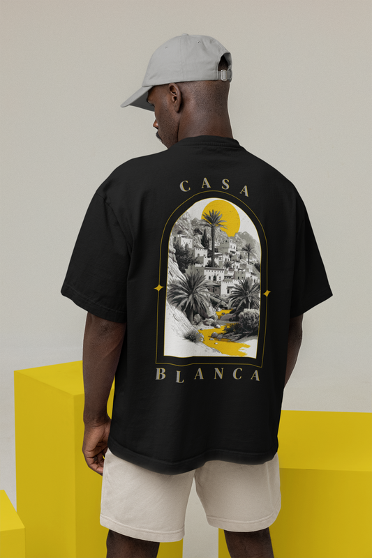 T-Shirt Unisex CASA "MONOCHROME JAUNE"