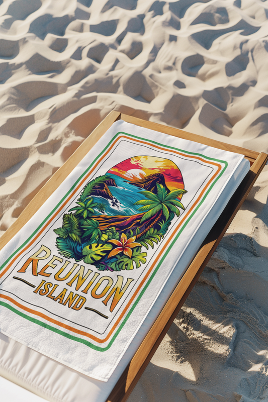 Serviette de plage LA REUNION 974#02