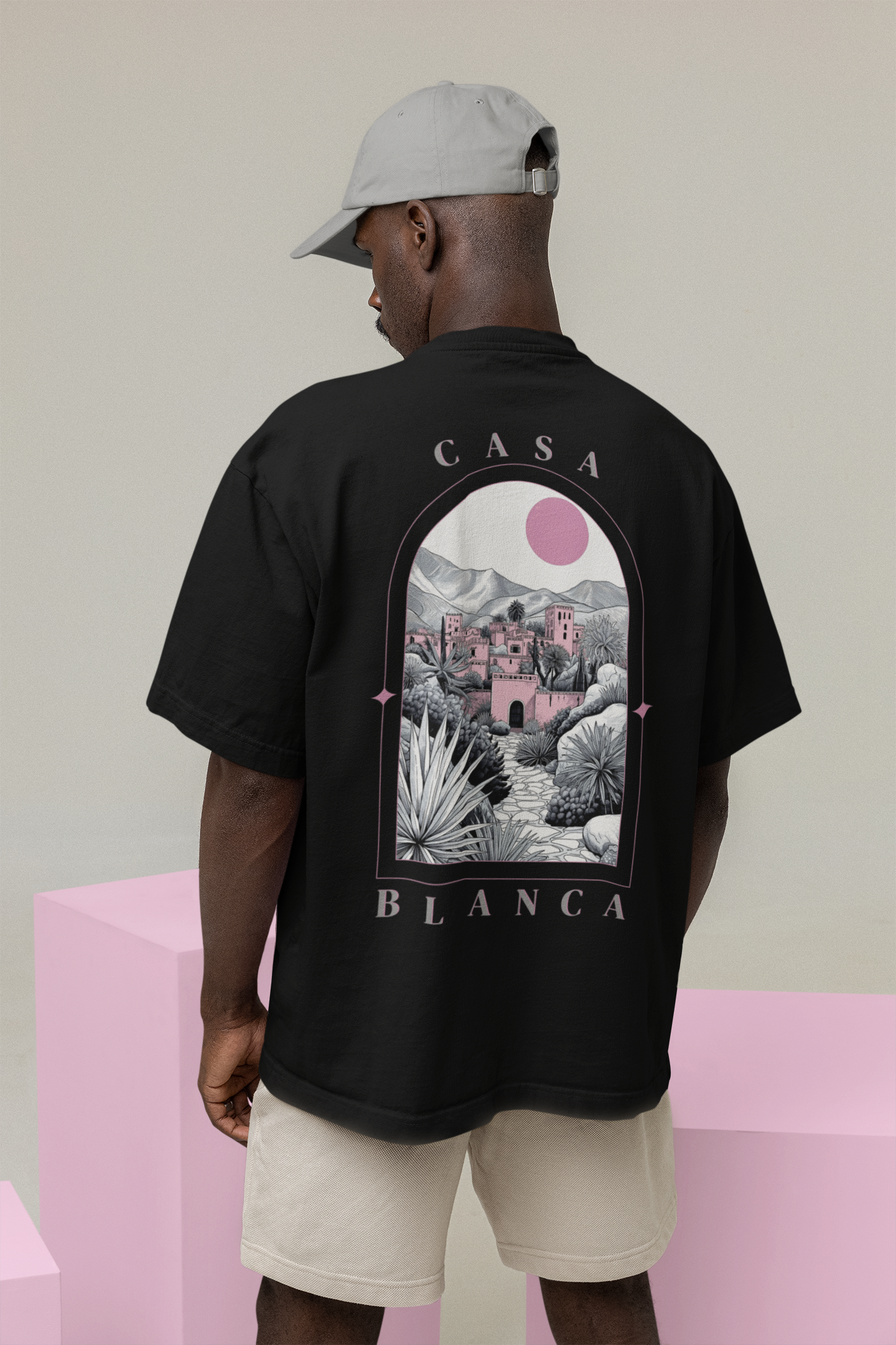 T-Shirt Unisex CASA "MONOCHROME ROSE"