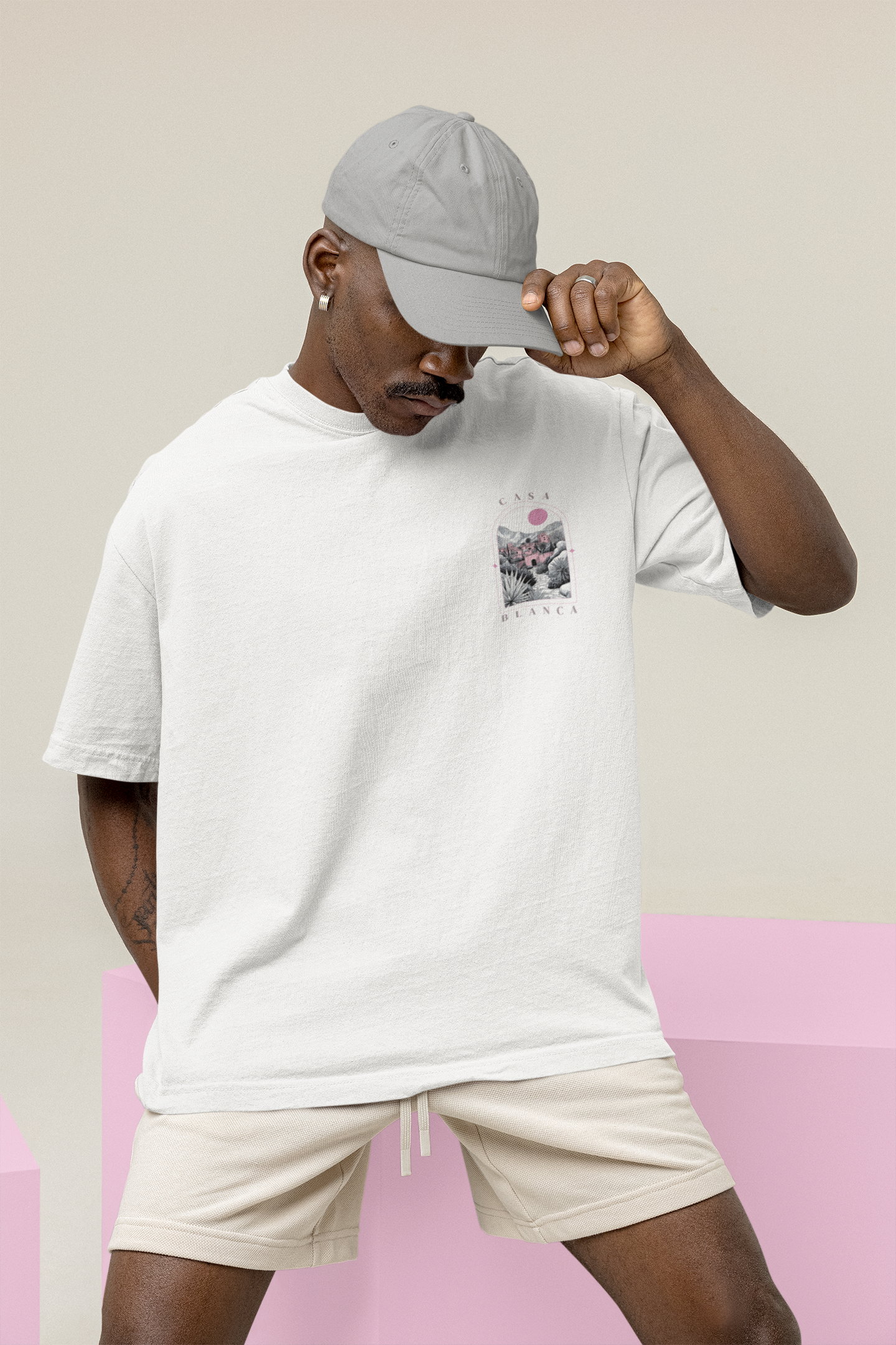 T-Shirt Unisex CASA "MONOCHROME ROSE"