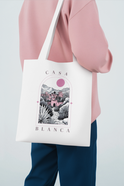 Tote Bag CASA MONOCHROME ROSE
