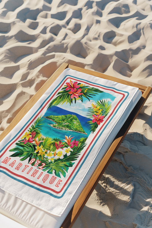 Serviette de plage LA MARTINIQUE 972#01