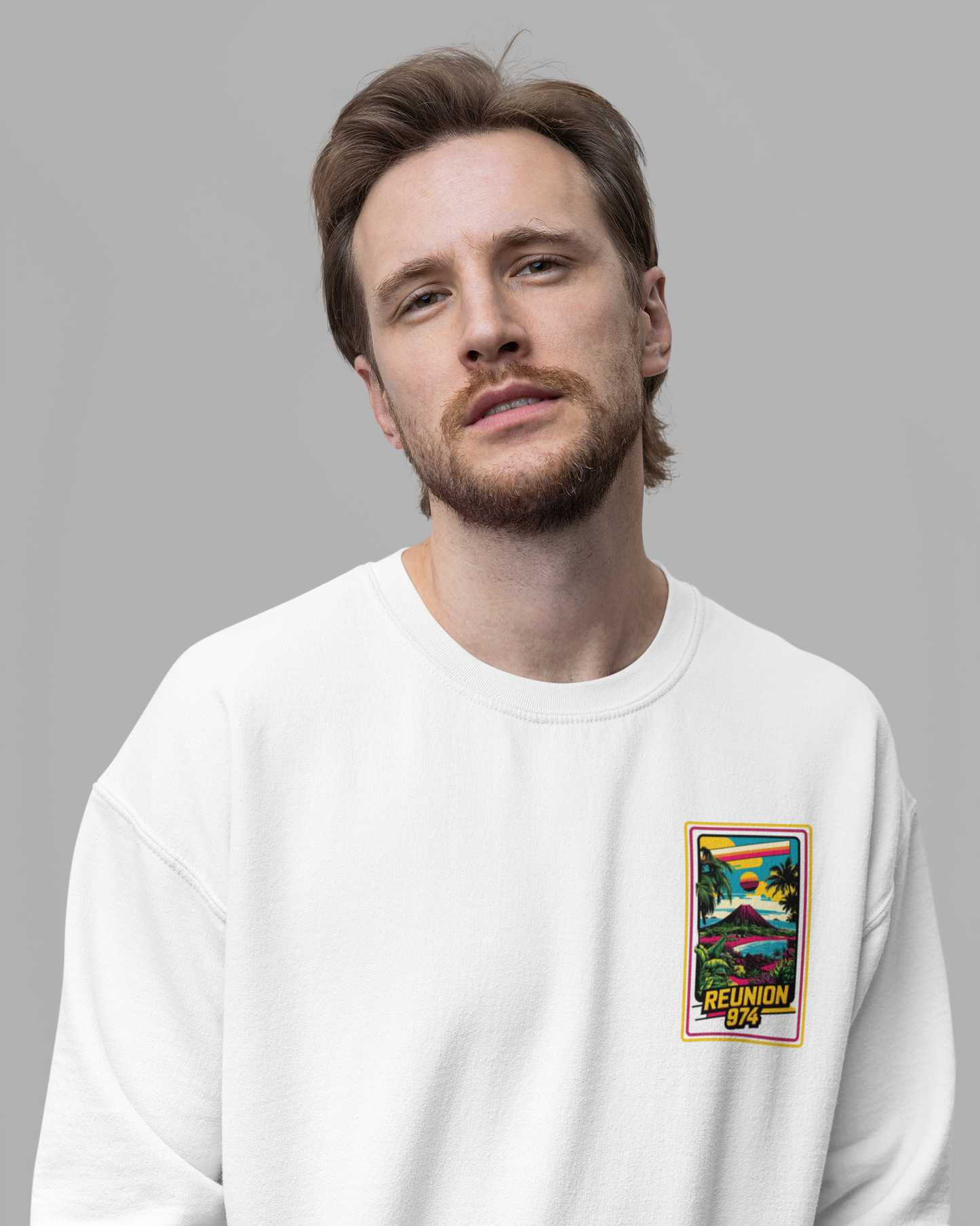 Sweat Unisex LA RÉUNION 974 #01