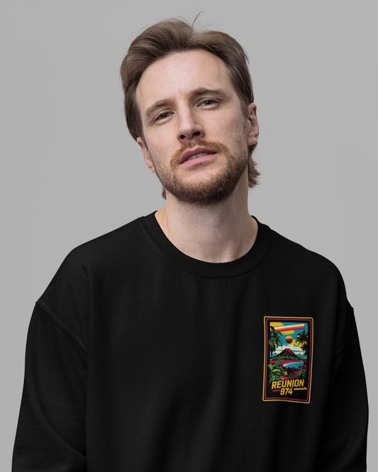 Sweat Unisex LA RÉUNION 974 #01