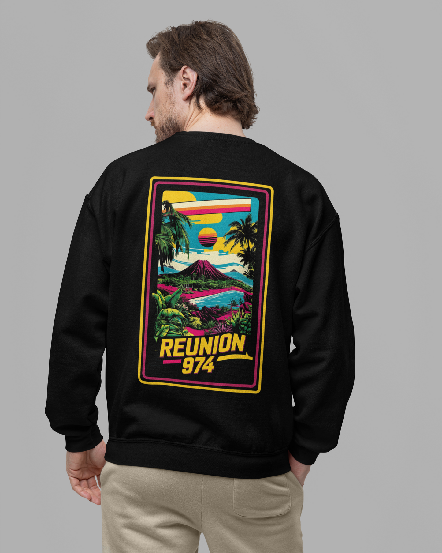 Sweat Unisex LA RÉUNION 974 #01