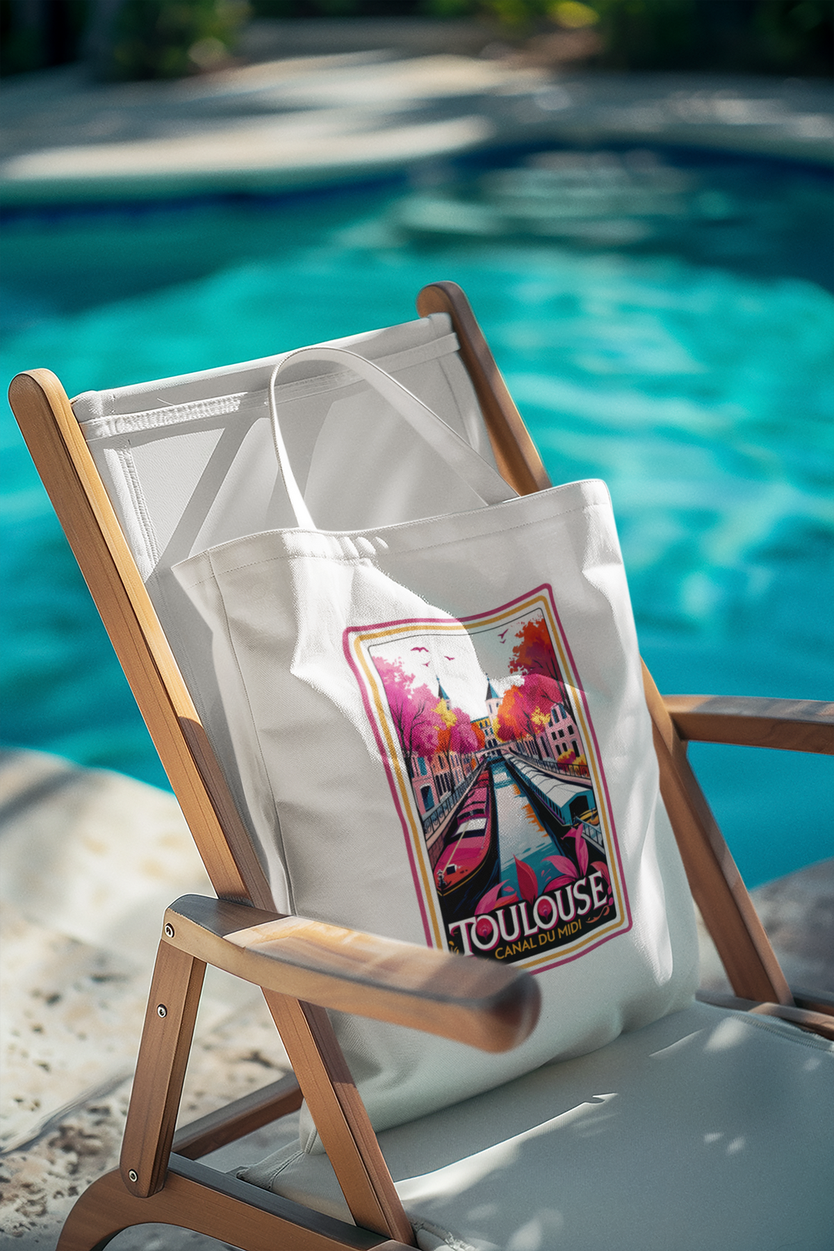 Tote Bag TOULOUSE Canal du midi #02