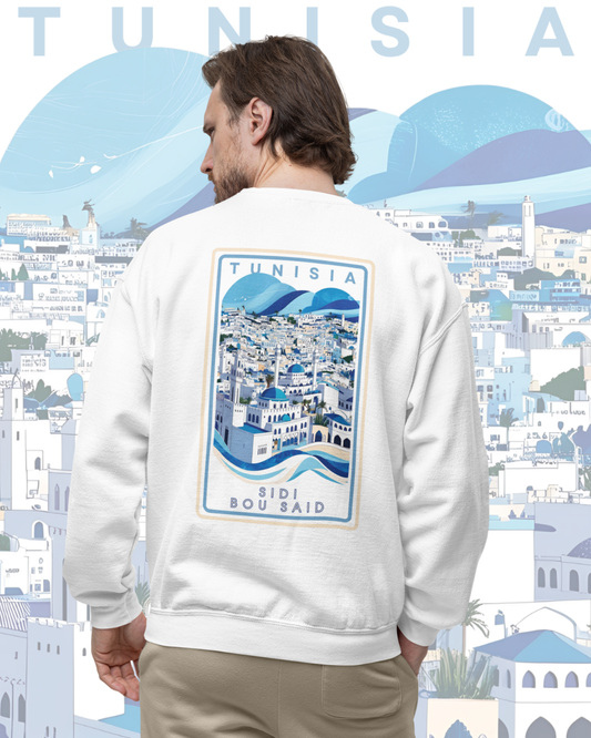 Sweat Unisex TUNISIA Sidi Bou Said #01